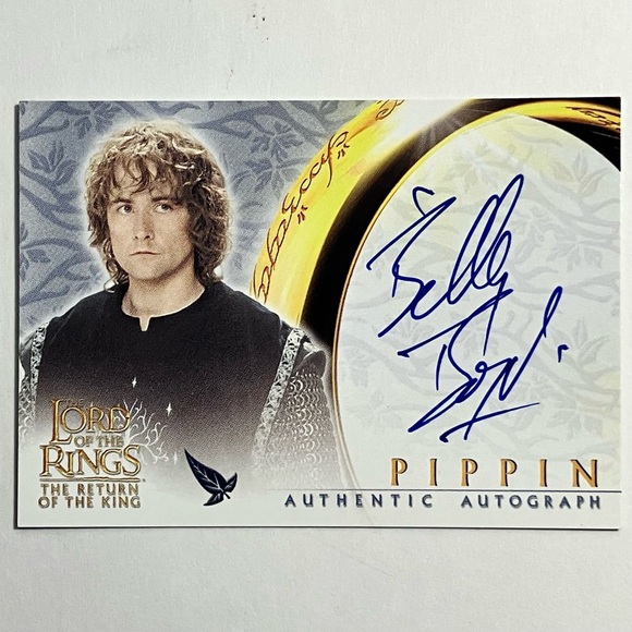BILLY BOYD AUTOGRAPH CARD / Pippin From LOTR: Return Of The King / Topps / 2003 - Picture 1 of 7